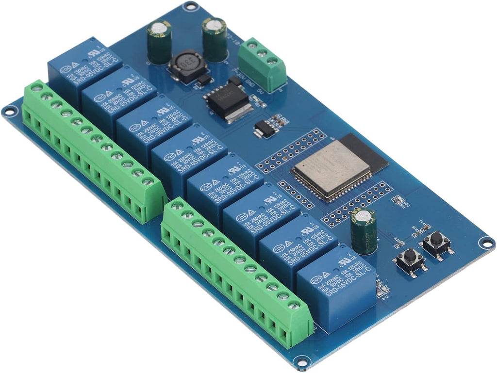 Aramox 8 Channel Relay Module, WiFi Wireless Control Board, Programmable for Smart Home Automation and Development
