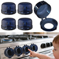 Child Safety Stove Knob Covers Fits knobs Under 1.56 inches in Diameter and 2.1 inches in Height Waterproof, Oil-Resistant, and Heat-Resistant (5-Pack)
