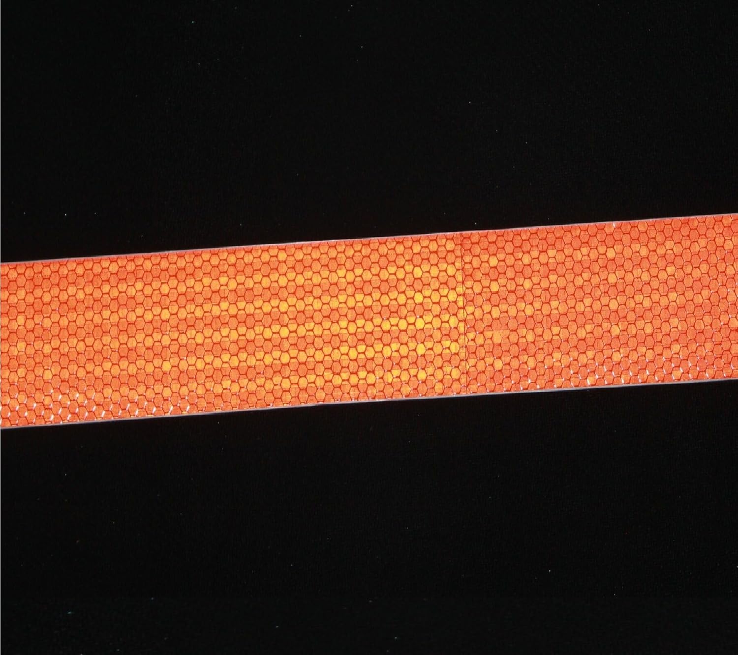 Orange Reflective Tape Outdoor Waterproof 2 inch Wide, High Visibility Industrial Marking Tape, Safety Adhesive Stickers (68 feet,10 Rolls)