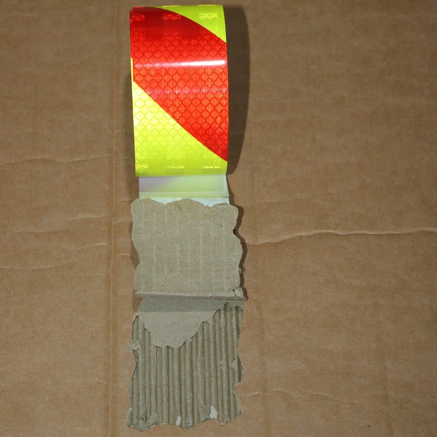 Non Fading Reflective Tape Outdoor Waterproof 2 inch Wide, High Visibility Industrial Marking Tape, Safety Adhesive Stickers (11 feet)