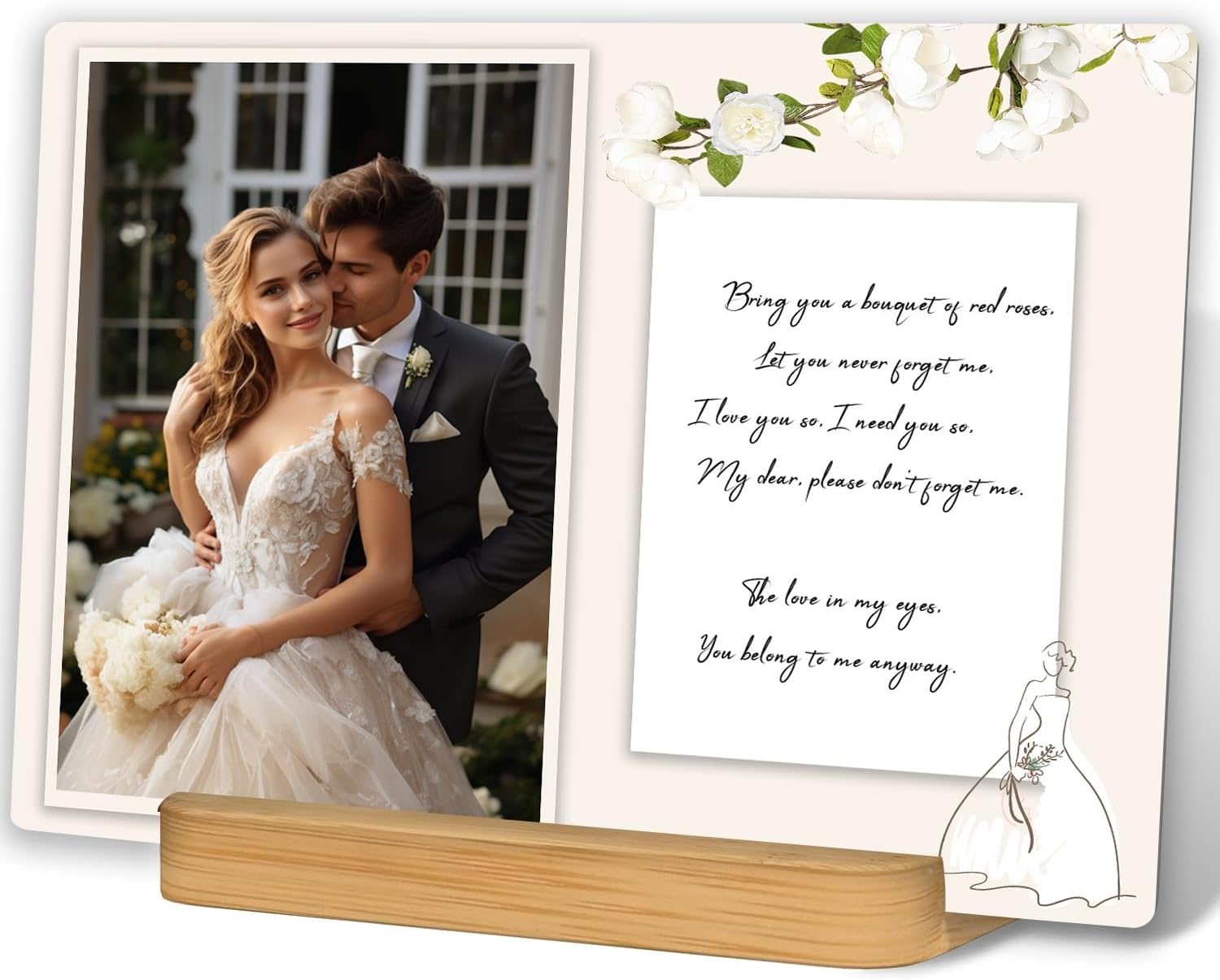 Custom Metal Photo Prints, Personalized Picture Frame with Your Photos, Customized Photo Gifts for Lovers, Couples, Family and Home Decor