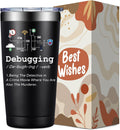 SpenMeta Christmas Computer Science Gifts - Computer Programmers Gifts for Coders, IT Tech, Geeks - 20oz Debugging Definition Tumbler Cup
