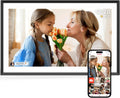ApoloSign Digital Picture Frame 15.6 inch, WiFi Digital Photo Frame with 32GB Storage, 1920x1080 FHD IPS Touch Screen, Auto-Rotate, Easy Setup to Share Photos or Videos Instantly via Frameo App