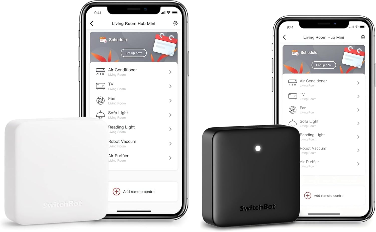 SwitchBot Hub Mini Smart Remote - IR Universal Remote, WiFi IR Blaster for TV, Air Conditioner, Compatible with Alexa, Google Home, Link SwitchBot to Wi-Fi (Support 2.4GHz)