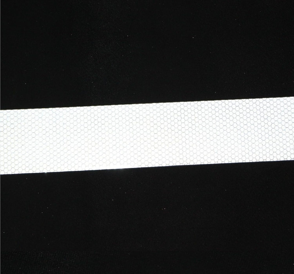 White Reflective Tape Outdoor Waterproof 2 inch Wide, High Visibility Warning Industrial Marking Tape,Safety Stickers (68 feet,10 Rolls)