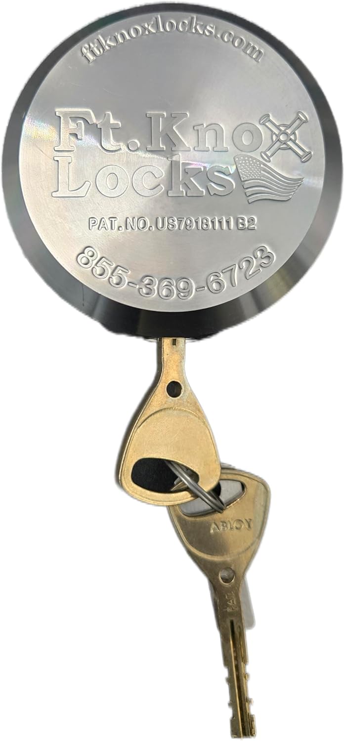 Demco EZ Latch Coupler Lock (for Cast Demco Version) W/Abloy Sentry Stainless Steel Puck Lock