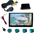 LCD Parking Sensor Kit - Displays Data on Original Screen, Easy Rear Installation, Compatible with CVBS Cameras (Not for AHD), 18 Probe Colors to Match Any Vehicle