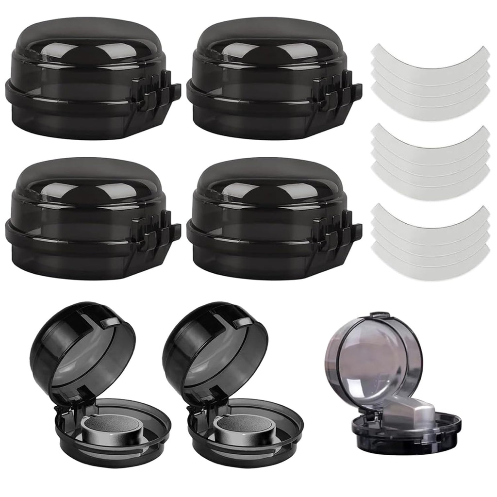 Stove Knob Safety Covers, 6PCS Gas Stove Knob Locks, Heat-Resistant Covers, Easy to Install Oven for Child SafetyStove Safety