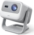 JMGO N1S 4K Smart Portable Projector, Triple Laser, 1100 ISO Lumens, Gimbal Instant Auto Focus, Google TV, Netflix, 110% BT.2020, HDR10, 10W Dolby Audio, Blu-ray 3D, 200" for Home, Outdoor, Gaming