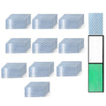 Glow in The Dark Reflective Stickers 1 inch X 2 inch for Car, High Visibility Warning Safety Reflective Strips (100 Pcs)