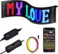 GOTUS LED Sign for Car,Scrolling LED Sign,Flexible LED RGB Color Sign,Bluetooth APP,DIY Design Animations,Text, Graffiti(19''x5'')…