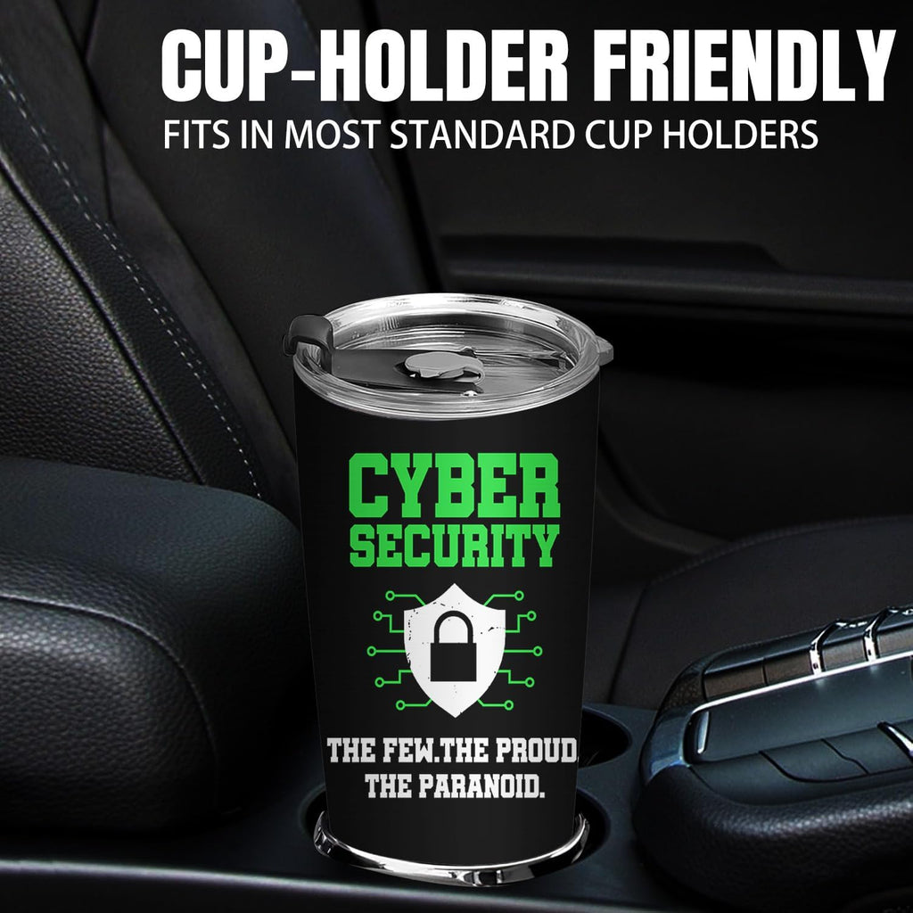 Cybersecurity Gifts for Men - Cyber Security Gifts - Stainless Steel Tumbler 20 Oz