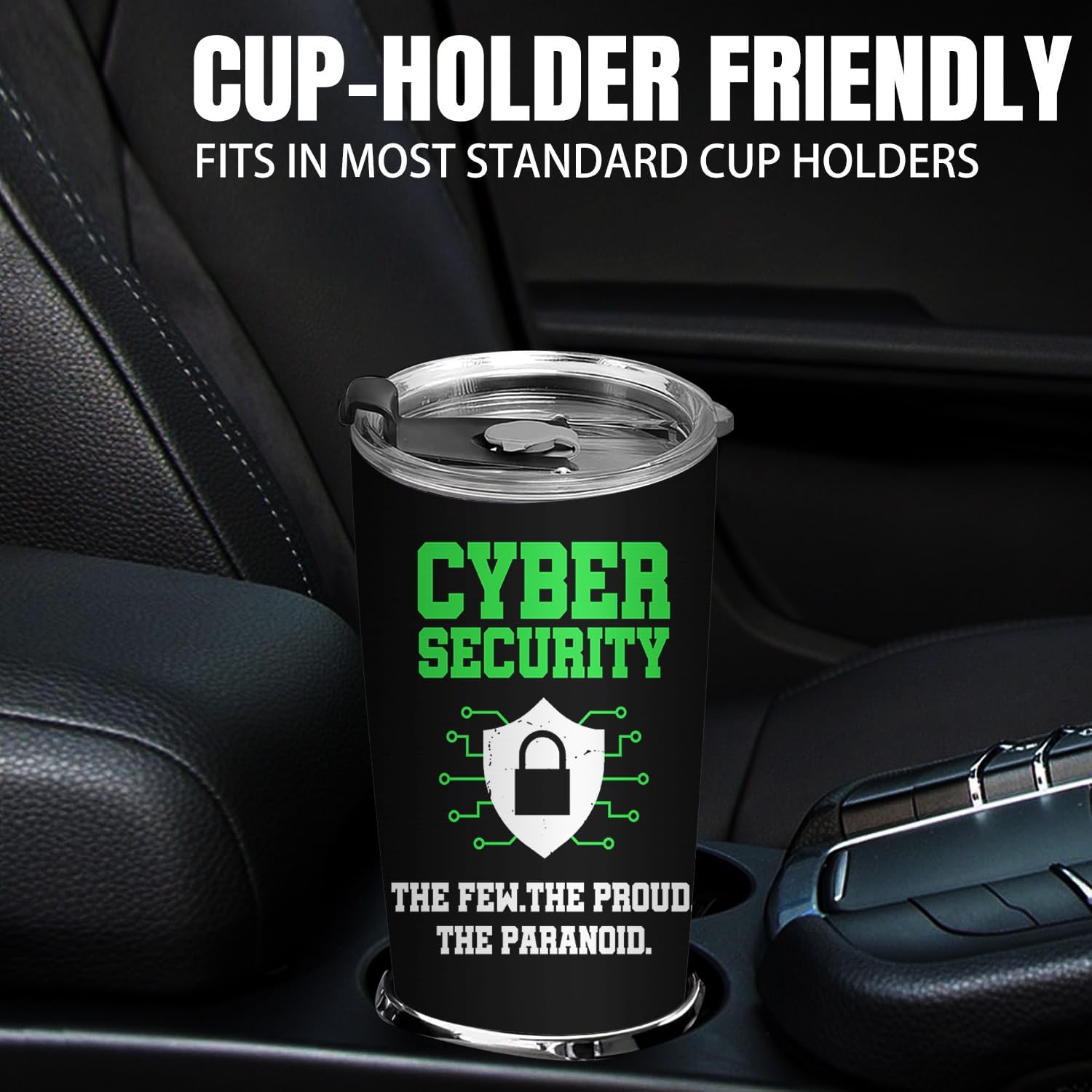 Cybersecurity Gifts for Men - Cyber Security Gifts - Stainless Steel Tumbler 20 Oz