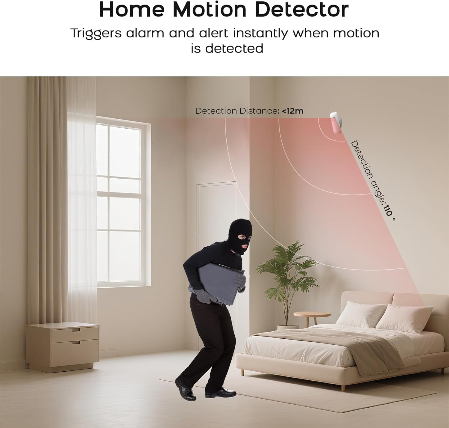 Security Systems for House,Wireless Alarm System with WiFi+GSM/4G,App Alerts & Auto Alarm Dial,Door/Window Alarms Motion Sensors Remote Control,Smart Life Tuya APP,NO Monthly Fees