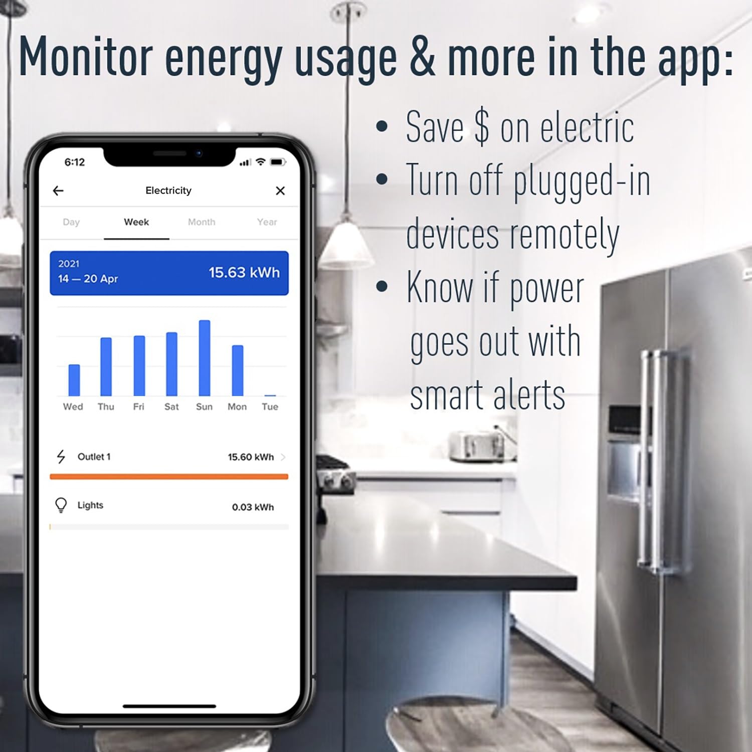 Legrand Radiant WNRR15WH 15 AmpSmart Outlet with Netatmo, Compatible with Alexa, Google Assistant & Apple HomeKit, 15A, White (1 Count)