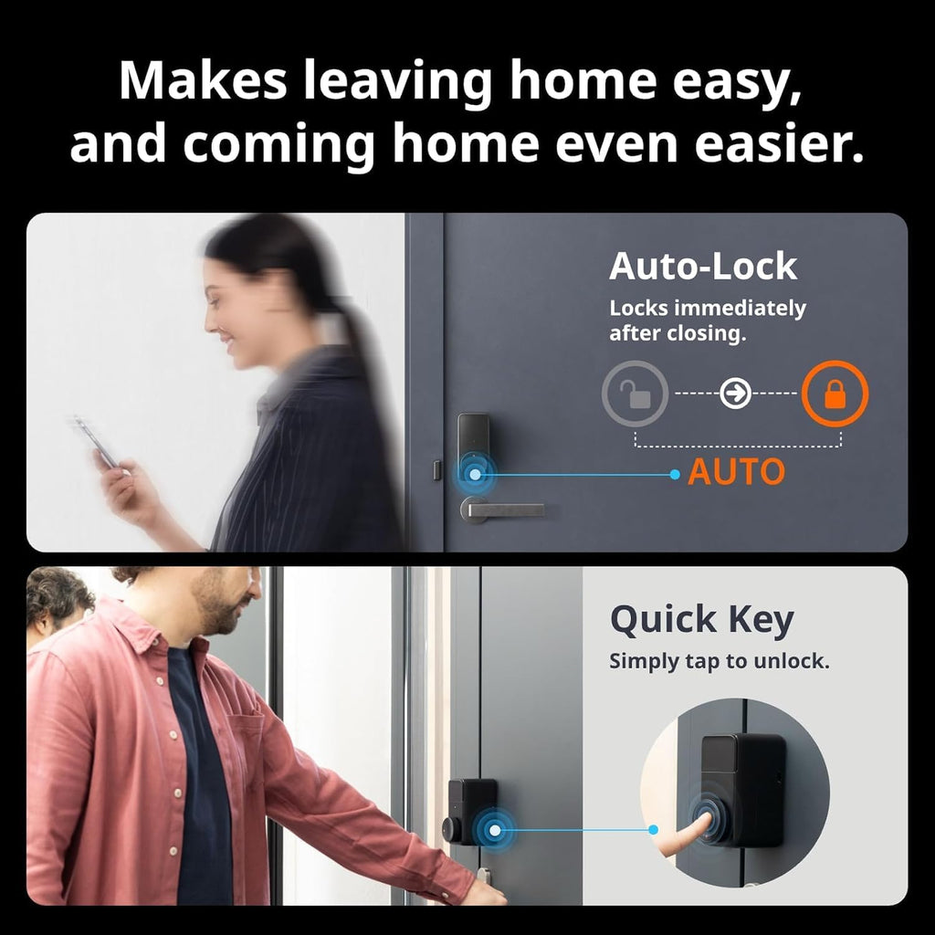 SwitchBot Smart Lock Pro(Silver) & SwitchBot Hub Mini Smart Remote