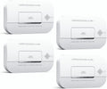 Ecoey Carbon Monoxide Detectors, 10-Year CO Detector with Human Alarm Sounds and Test Button, Carbon Monoxide Alarm with Electrochemical Technology and Low Battery Signal for Home, FJ127, 4 Packs