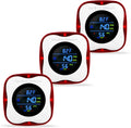 3 Packs Combination Gas & Carbon Monoxide Detectors,Plug in Carbon Monoxide Alarm,Natural Gas Detector,Propane,4-in-1 Digital Display CO Level & Explosive Gas & °F & Humidity for Home,RV