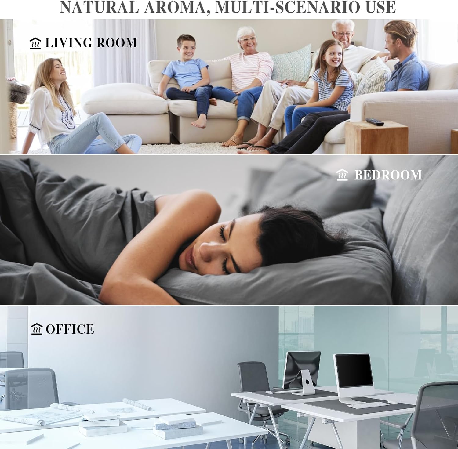 MAYJAM 3.38FL.OZ Green Apple Fragrance Oils with Glass Dropper, 100ML Essential Oils for Diffusers for Home, Long Lasting Scented Oils for Diffusers Soap Candle Making