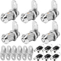 Cam Locks RV Storage Locks with Keys(1 Inch 6Pack), Keyed Alike - Fits 3/4' Max Door Thickness
