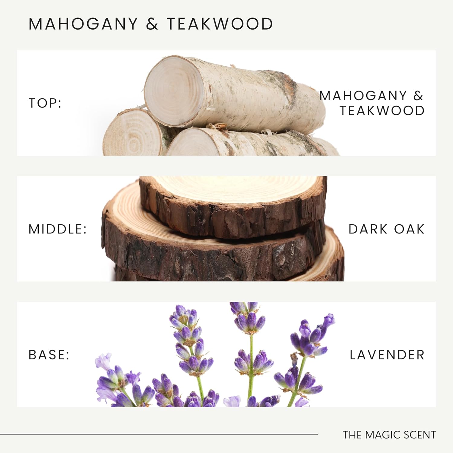 The Magic Scent Mahogany & Teakwood Diffuser Oil - Hotel & Home Luxury Scents Inspired by Abercrombie & Fitch - Diffuser Oil Scents for Home Designed for Use in All Diffusers - 4 fl oz, 120 mL