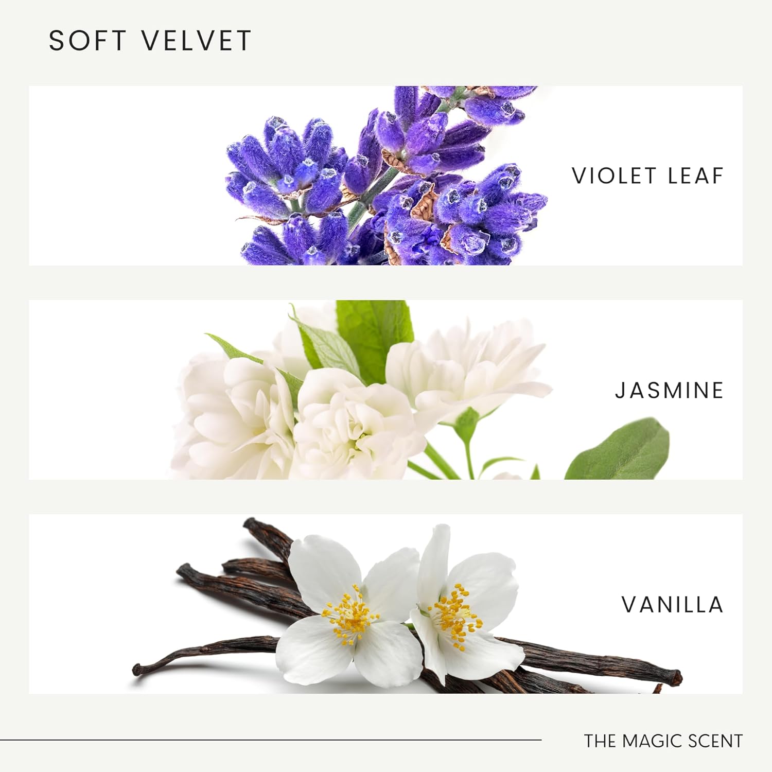 The Magic Scent Soft Velvet Diffuser Oil - Hotel & Home Luxury Scents - Diffuser Oil Scents for Home Designed for Use in All Diffusers - 4 fl oz, 120 mL