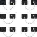 Refrigerator Lock, 6 Pack Fridge Locks with Thickened Wire Rope, Baby Proof Cabinet Locks with Keys, Safety Pantry Lock