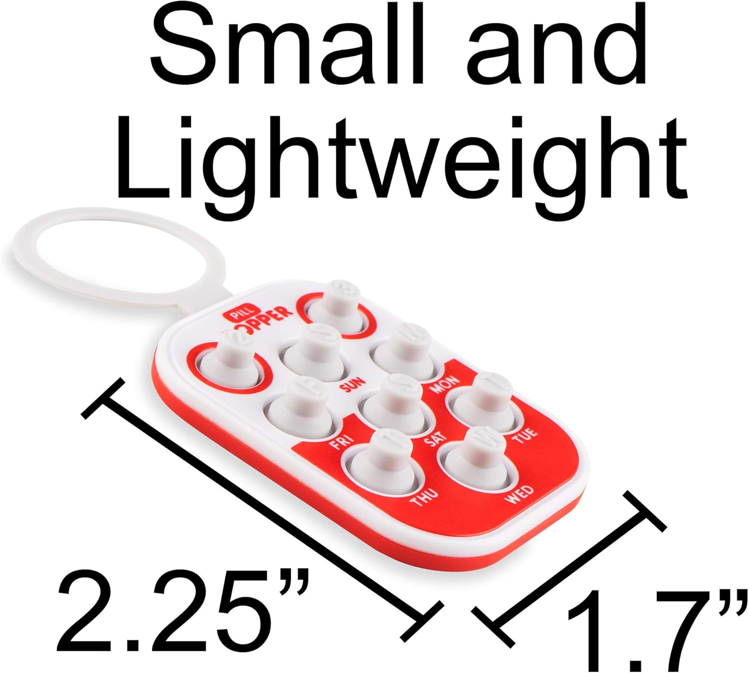 Pill Popper - Memory Aid Medication Dose Tracker (6 Pack)
