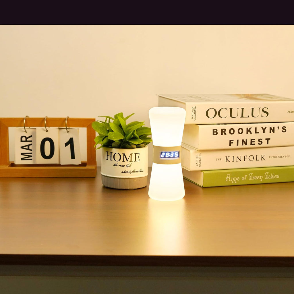 Electronic Hourglass LED Timer, Visual Countdown Clock with Flowing Light, Digital Sand Timer for Kids, Focus Training, Pomodoro, ADHD Support Timer