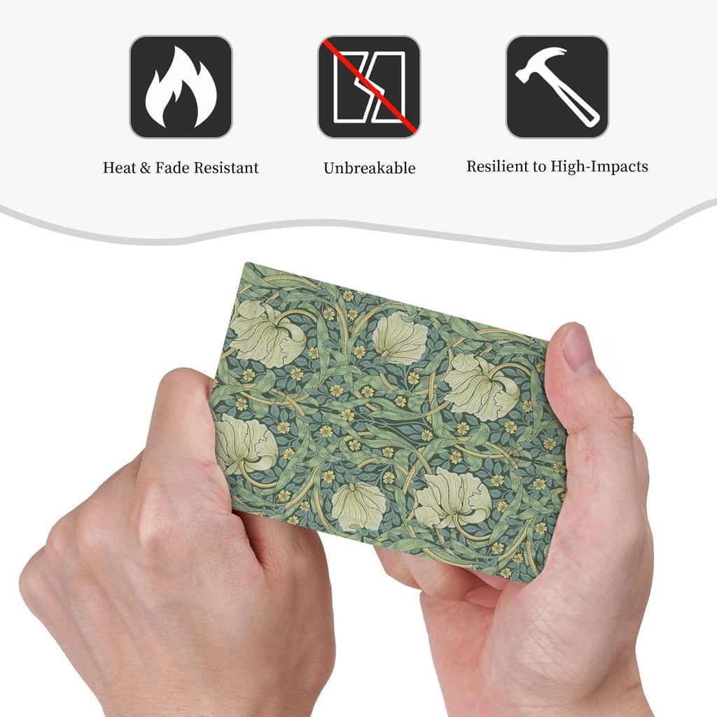 Light Switch Cover Plate Vintage Floral Plant Sage Green William Morris 1 Gang No Device Blank Electrical Wall Plates Faceplate Decorative Switch Plate for Bedroom Home Decor