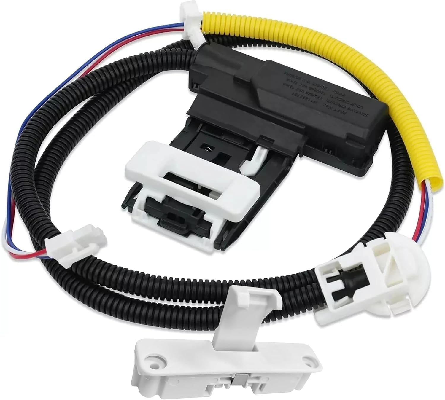 Washer Lid Lock&Lid Strike fit for Whirlpool 7MWTW1805EM1 7MWTW1950EW0 7MWTW1950EW1 7MWTW1955EW0 7MWTW1955EW1 8TWTW6000JW0 8TWTW6000JW1 WTW4616FW0 WTW4616FW1 WTW4616FW2 WTW4616FW3 WTW4655JW0