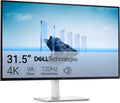 Dell 32 Plus 4K Monitor - S3225QS - 31.5-inch 4K (3840 x 2160) up to 120Hz 16:9 Display, VA Panel, AMD FreeSync Premium, 99% sRGB, 95% DCI-P3, 1500:1 Contrast Ratio, Comfortview Plus - Ash White