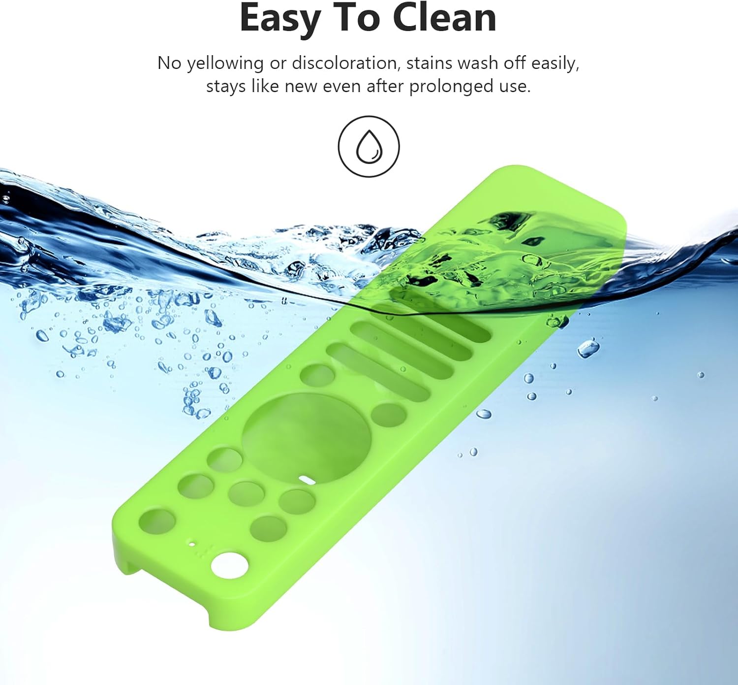 LEFXMOPHY Case for LG MR25GA Remote Compatible with 2025 LG OLED Smart TV C5 B5 G5 M5 Series Remote, Silicone Cover Glow in Dark - Lime Green