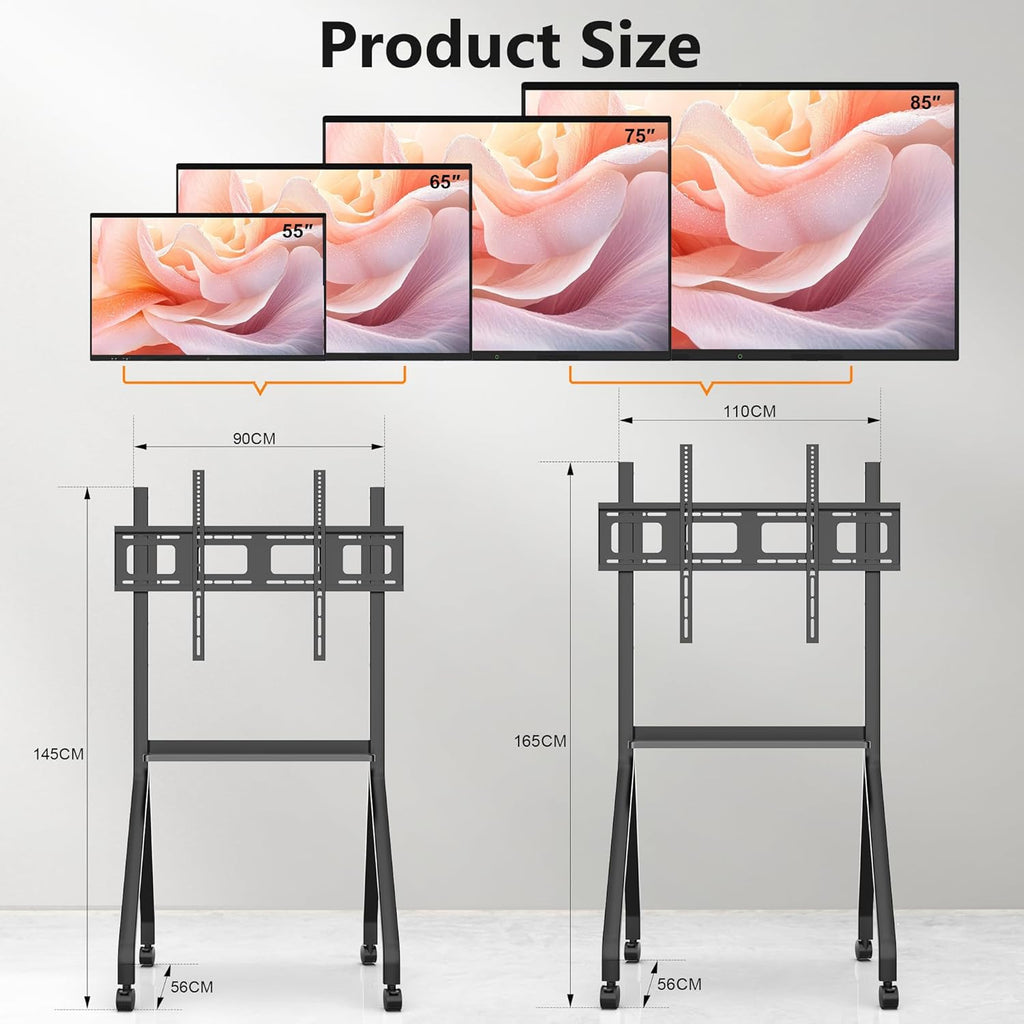 Smart Board with Wireless HDMI Display Adapter, 55 Inch Interactive Whiteboard 4K Touchscreen Built in HD Camera, Digital Presentation Electronic Smart WhiteBoard for Classroom Home Office