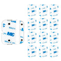 Adhesive Replacement Strips for Ring Contact Sensor 2nd Gen, Pre-Cut Double-Sided Tape 12-Pack, Compatible for Ring Door Sensor, Easy Installation & 100% Fit(White)