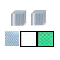Glow in The Dark Reflective Stickers 2 inch X 2 inch for Bikes, Outdoor Waterproof High Visibility Reflector (20 Pcs)