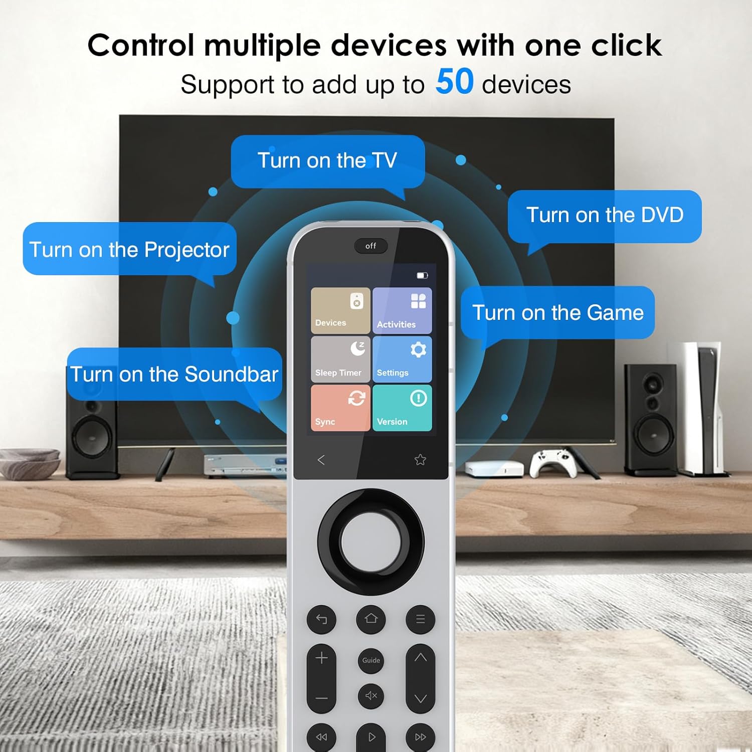 SofaBaton X2 Universal Remote Control with Hub & Charging Dock, Touchscreen, All-in-One Smart Remote with Customize Activities