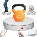 Programmable Motorized Electric Turntable Command-Controlled Rotating Platform Photography Turntable Secondary Development Motorized Electric Lazy Susan for 3D Scaner or Display with USB/Wi-Fi