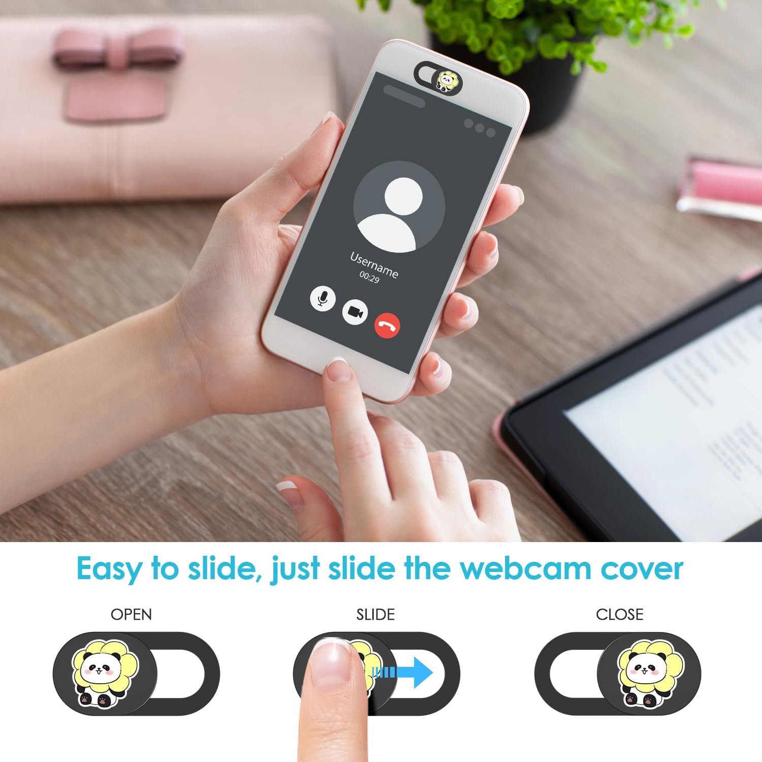 Camera Cover Slide, Computer Accessories, Computer Camera Cover Slide, Webcam Cover for Laptop Phone Macbook Air Pro Tesla, iPhone Front Camera Cover, Guard Your Privacy Security Web Cam Privacy Cover