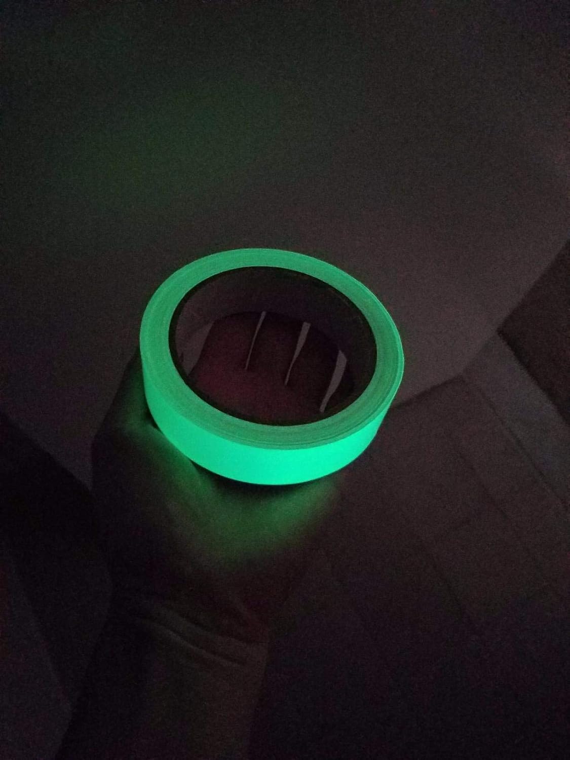WOD GDT6 Glow in The Dark Tape Safety Grade Photoluminescent, 1/2 inch x 50 yds - for Labeling Safety Signs and Emergency Exits, Green