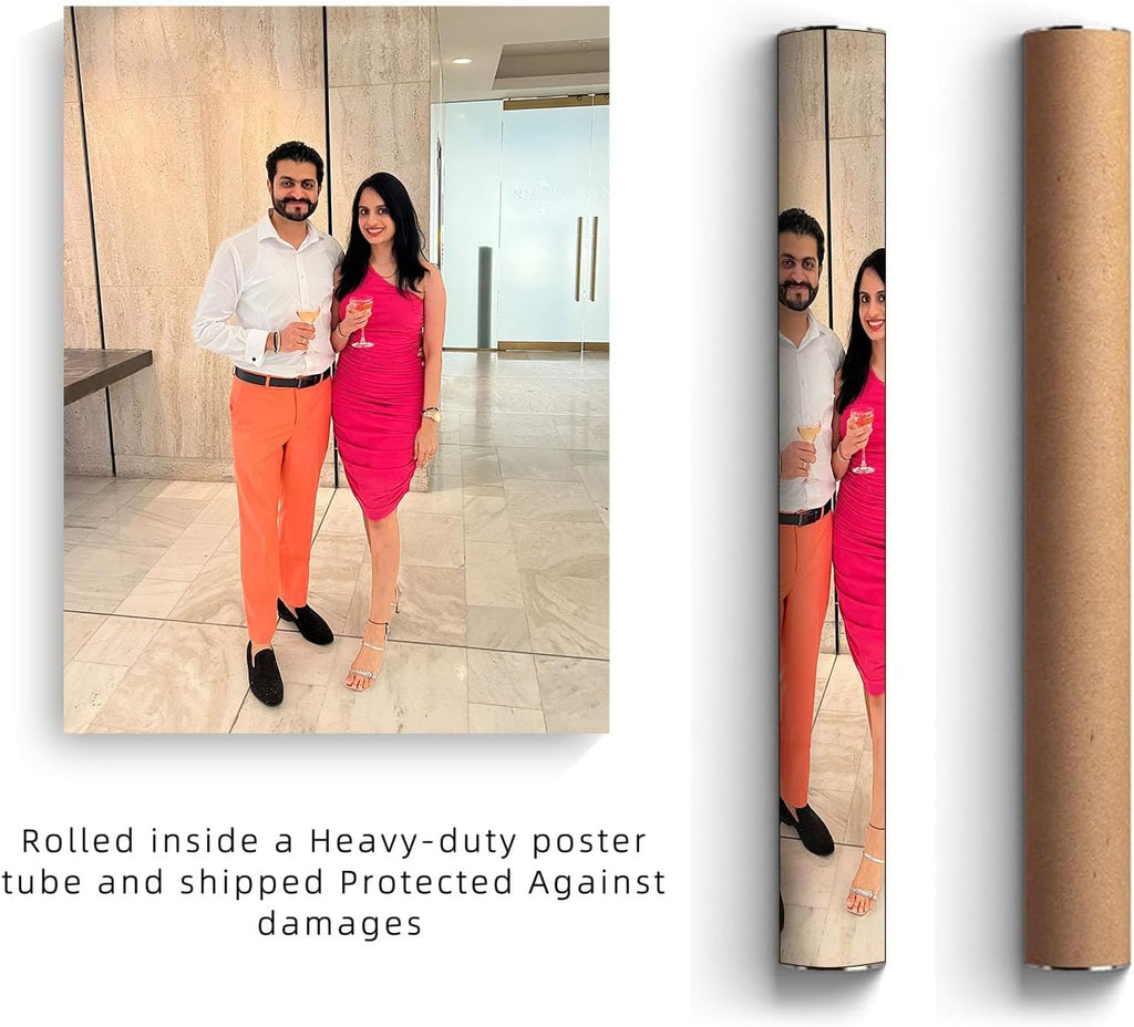 YXIMOX Cherishcanvas Custom Canvas Prints with Your Photos, Personalized Wall Art, Home Decor,Custom Canvas Print, Made in USA(36"x48", Unframed)