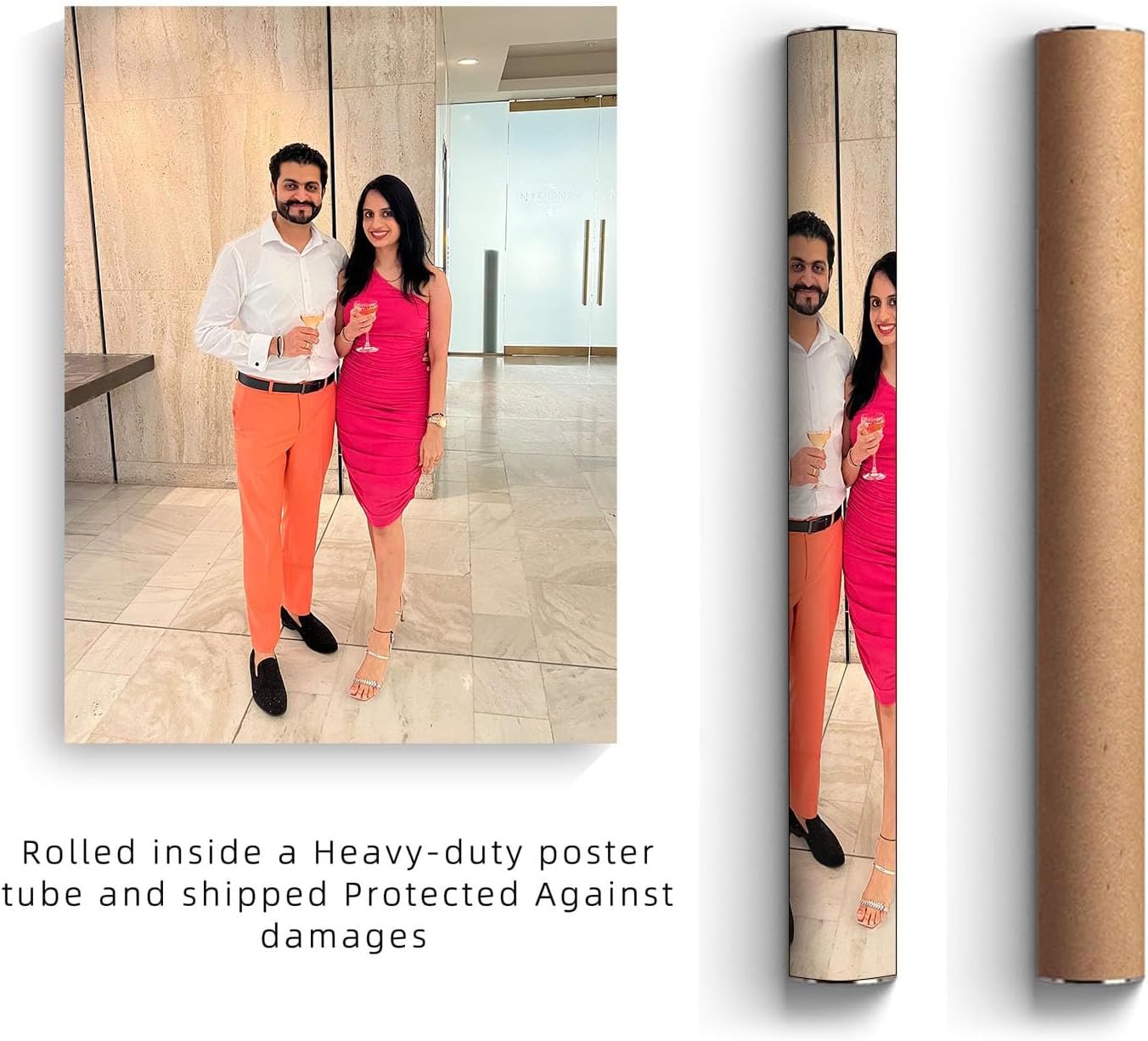 YXIMOX Cherishcanvas Custom Canvas Prints with Your Photos, Personalized Wall Art, Home Decor,Custom Canvas Print, Made in USA(36"x48", Unframed)