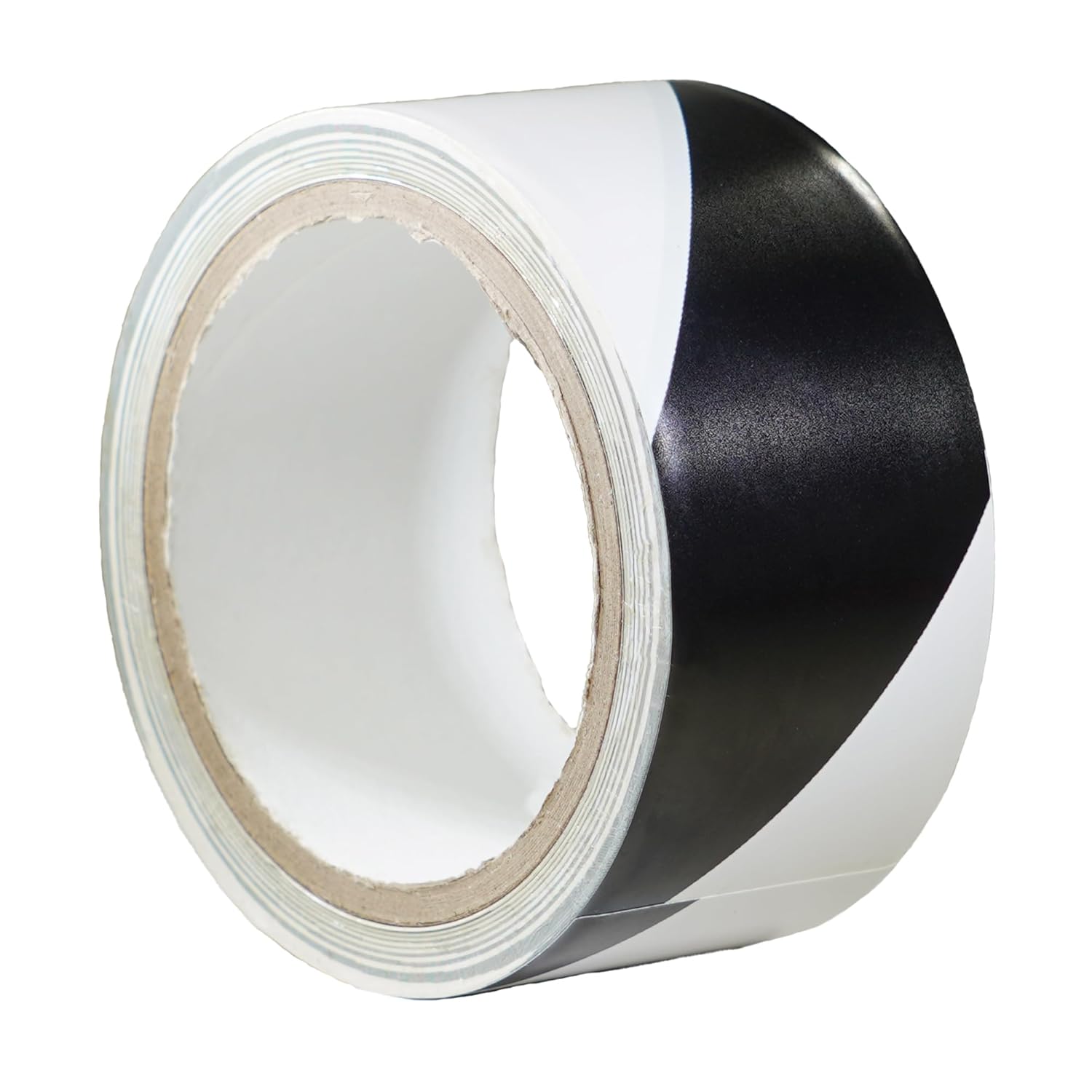 GGR Supplies T.R.U. SST-618C Black & White Hazard Warning Safety Stripe Tape: 2" in. Wide x 18 yds.