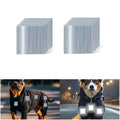 Non Fading White Reflective Stickers 2 inch X 2 inch, Outdoor Waterproof High Visibility Warning Safety Adhesive Reflector Tape (20 Pcs)