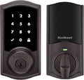 Kwikset HomeConnect 918 Traditional Z-Wave Long Range Enabled Touchscreen Lock Works with Ring Alarm, Samsung SmartThings Hub Required, Sold Separately in Venetian Bronze