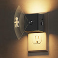 L LOHAS LED Motion Sensor Night Light, [2-Pack] Motion Activated Night Light, Motion Sensor and Dusk to Dawn Sensor, Brightness Adjustable, 3000K Soft White Nightlight for Bathroom Hallway Kitchen