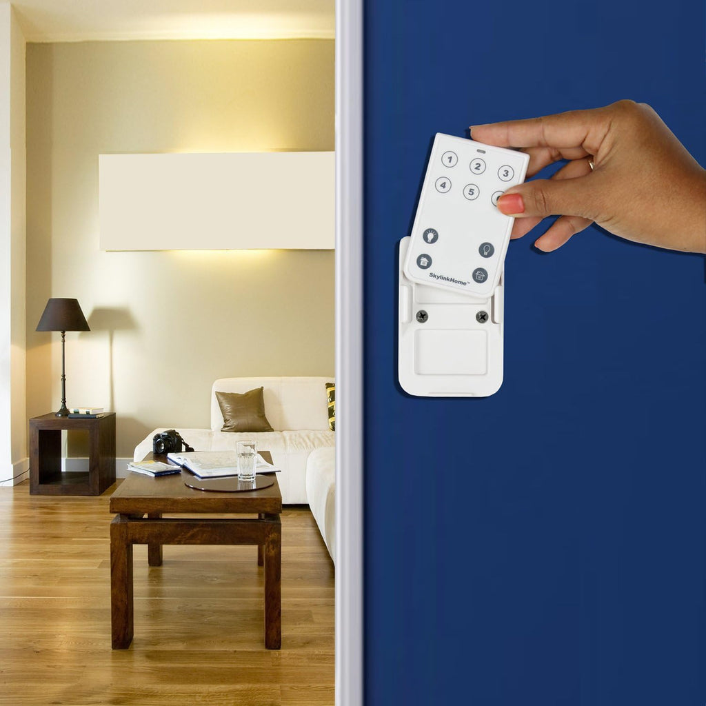 SkylinkHome TC-318-10 Ten Button Deluxe Wireless Lighting Remote Control | Simple Small Easy To Use Handheld Home Automation Transmitter