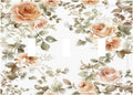 Decorative Switch Plates Vintage Warm Color Orange Flowers And Leaves 3 Gang Wall Plate Triple Toggle Light Switch Cover Faceplate Electrical Wall Panels for Bedroom living Room Decor