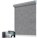SmartWings Motorized 100% Blackout Shades Blinds, Custom Size, Cordless Window Shades with Rechargeable Battery, Work with Matter/Apple HomeKit, Alexa, Thread/Zigbee, Remote Optional, afar Midnight