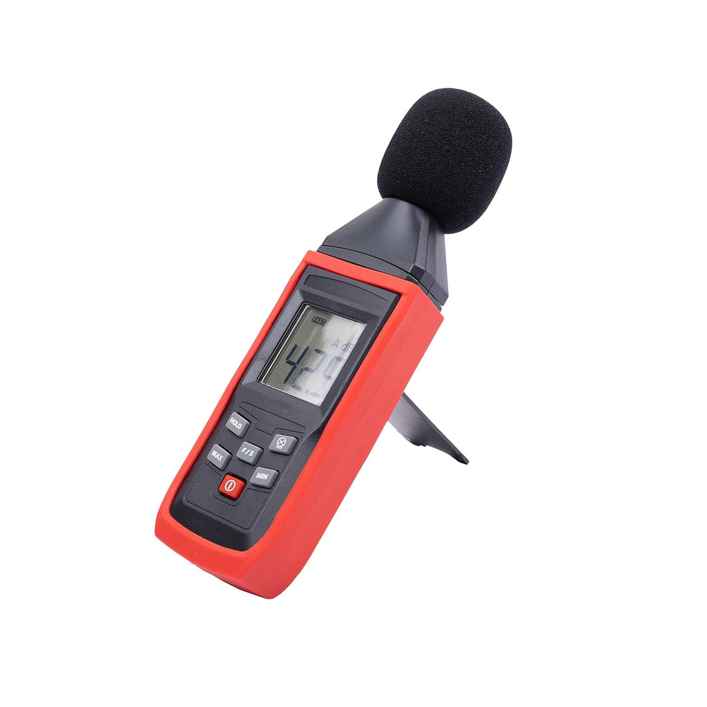 HFS(R) Sound Meter, Sound Level Meter, Noise Meter, Decibel Meter, Sound Analyzer, Range 30dB to 130dB with Backlight LCD Display, Data Hold, for Home, Office, School